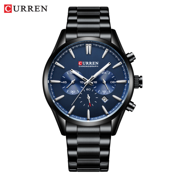 New Arrival CURREN 8446 Hot Selling Men's Watch Luxury Stainless steel Strap Watch 