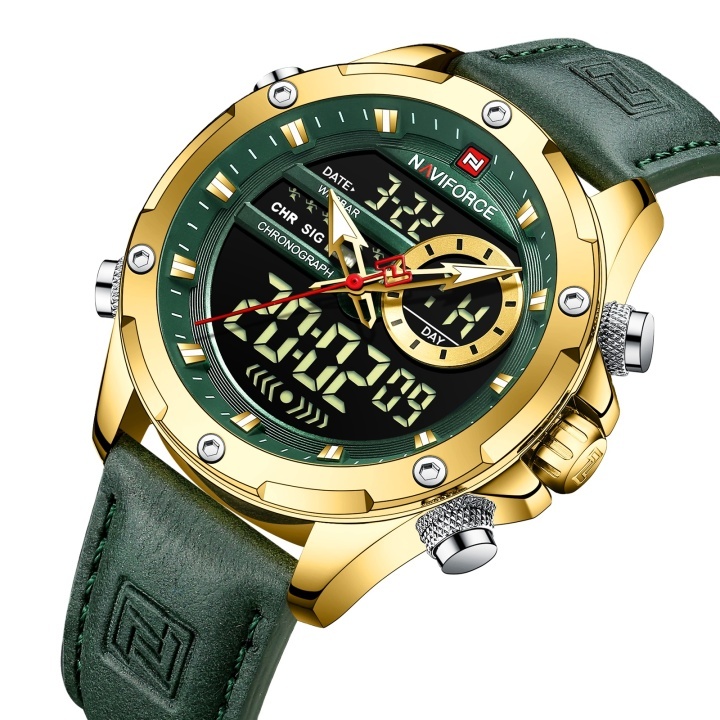 NAVIFORCE 9208 New Men's Quartz Watch Multi functional Student Watch Waterproof  Reloj de hombre
