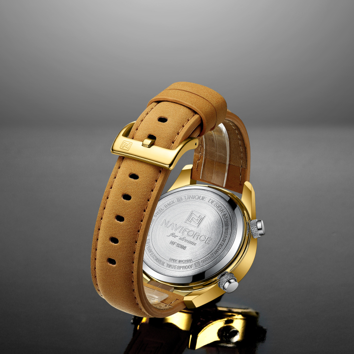 NAVIFORCE 9208 New Men's Quartz Watch Multi functional Student Watch Waterproof  Reloj de hombre