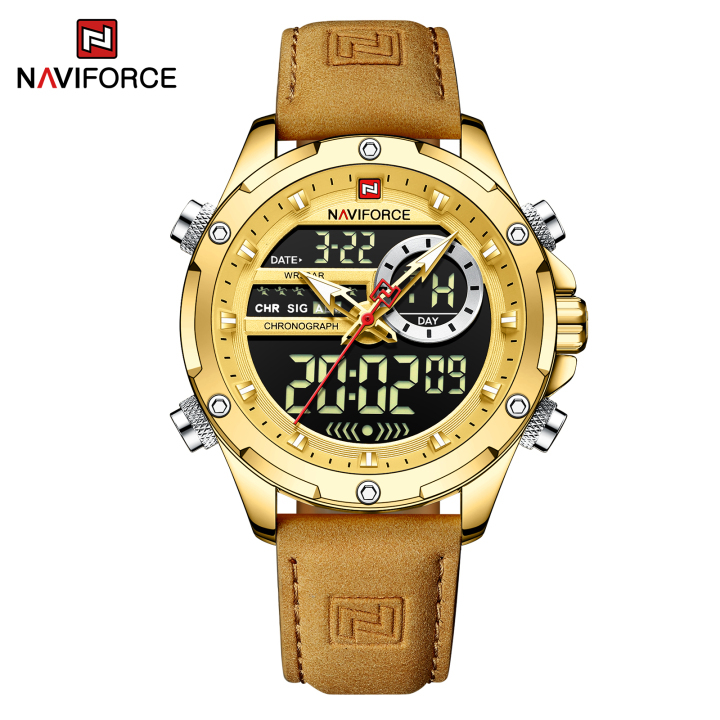 NAVIFORCE 9208 New Men's Quartz Watch Multi functional Student Watch Waterproof  Reloj de hombre