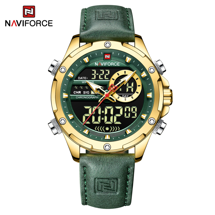 NAVIFORCE 9208 New Men's Quartz Watch Multi functional Student Watch Waterproof  Reloj de hombre