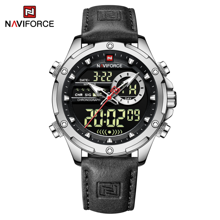 NAVIFORCE 9208 New Men's Quartz Watch Multi functional Student Watch Waterproof  Reloj de hombre