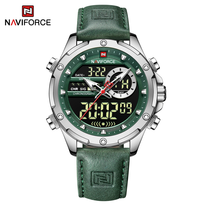 NAVIFORCE 9208 New Men's Quartz Watch Multi functional Student Watch Waterproof  Reloj de hombre