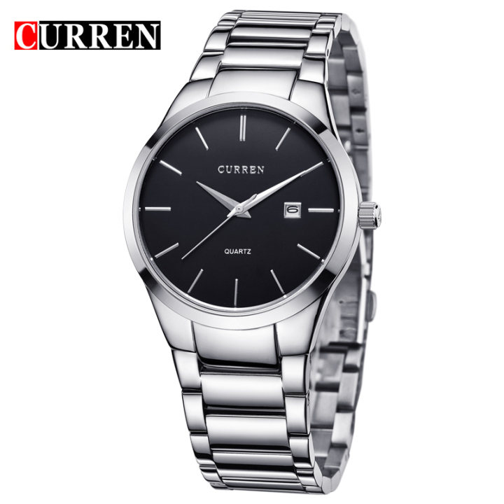 Fashion CURREN 8106 Watches Sport Steel Clock Male Luxury Gift Wrist Quart Watches relogio masculino