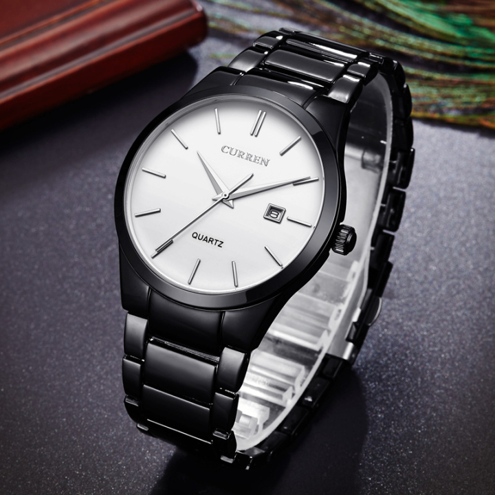 Fashion CURREN 8106 Watches Sport Steel Clock Male Luxury Gift Wrist Quart Watches relogio masculino