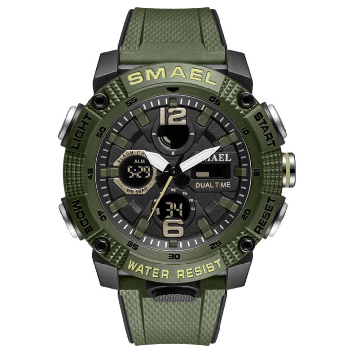China supplier fashion watch SMAEL 8039 analog digital watches waterproof sport mens watch