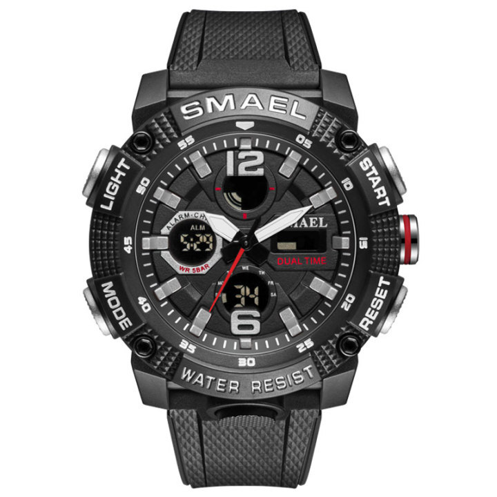China supplier fashion watch SMAEL 8039 analog digital watches waterproof sport mens watch