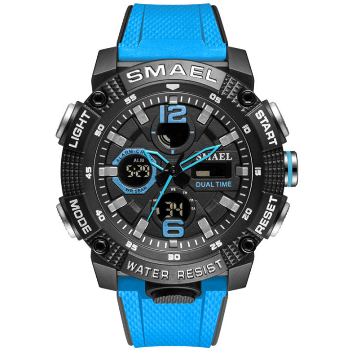 China supplier fashion watch SMAEL 8039 analog digital watches waterproof sport mens watch