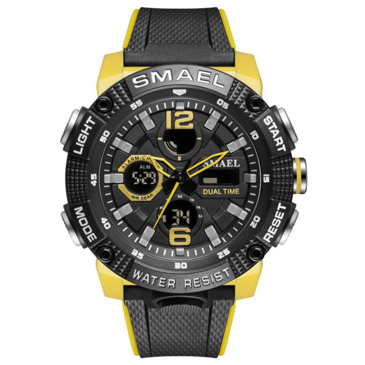 China supplier fashion watch SMAEL 8039 analog digital watches waterproof sport mens watch
