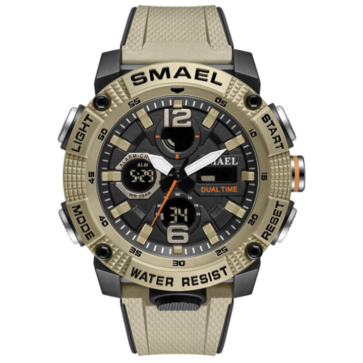 China supplier fashion watch SMAEL 8039 analog digital watches waterproof sport mens watch