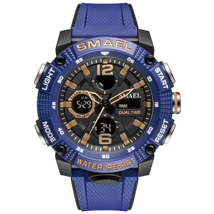 China supplier fashion watch SMAEL 8039 analog digital watches waterproof sport mens watch