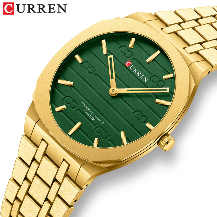 New Arrival CURREN 8444 Hot Selling Men's quartz Watch Stainless steel waterproof watch