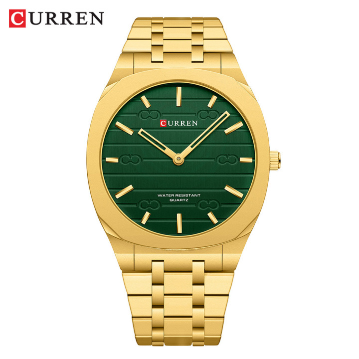 New Arrival CURREN 8444 Hot Selling Men's quartz Watch Stainless steel waterproof watch