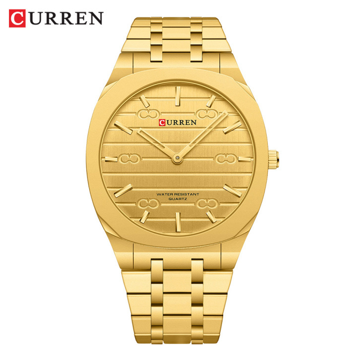 New Arrival CURREN 8444 Hot Selling Men's quartz Watch Stainless steel waterproof watch