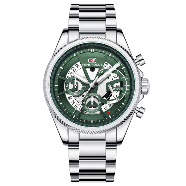 New Arrival MINI FOCUS 0490 Stainless steel band luminous hollow out Casual watch
