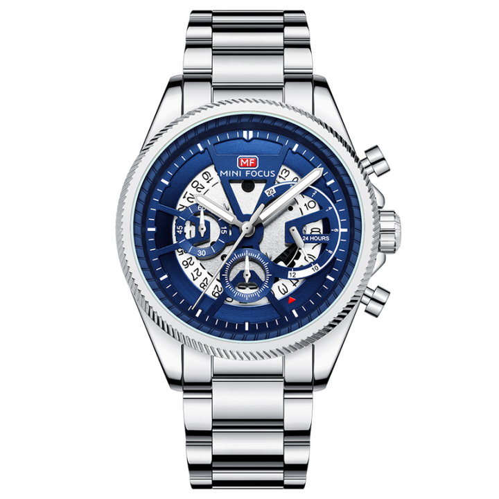 New Arrival MINI FOCUS 0490 Stainless steel band luminous hollow out Casual watch