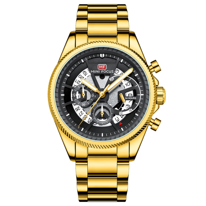 New Arrival MINI FOCUS 0490 Stainless steel band luminous hollow out Casual watch