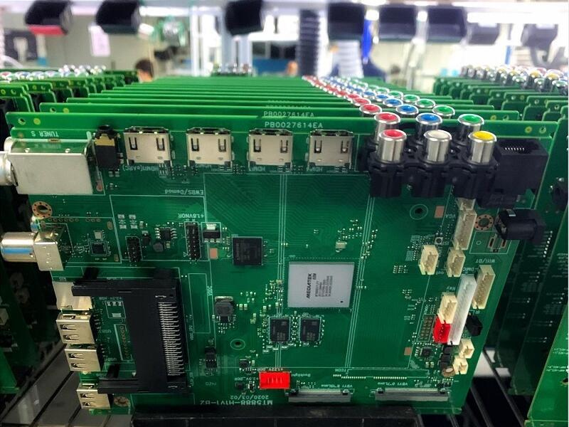 EMS pcba for music equipment with DIP and SMT mixed PCB assembly