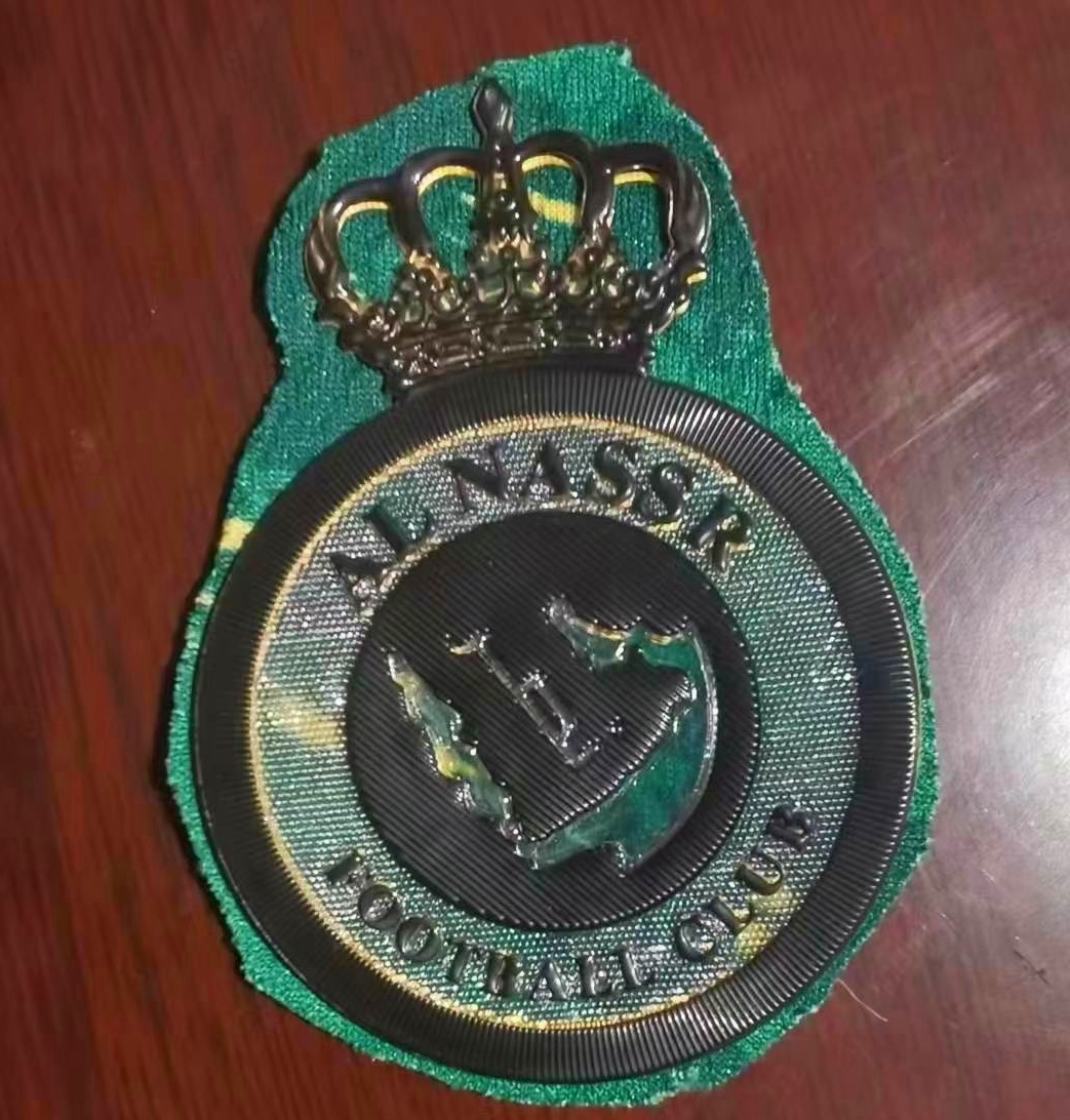 AL NASSR Football Team Patch Iron On 3D Patch Club Sports Team logo