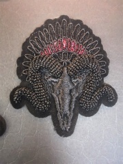 sequin patch, embroidery patch, 3d patch