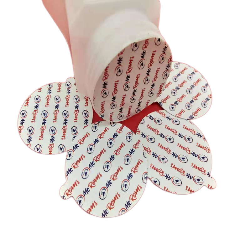 Glass foil seal liner 