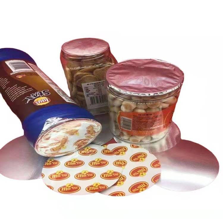 Customized Logo Aluminum Foil Gasket Breathable Sealing Liner Foil Seal for Bottle Jar Cap  induction foil seals