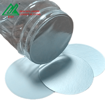 Custom Logo Food Grade Sealing Printed Aluminium Foil Heat Seal Sealing Liner For Cosmetics  sealing liner for cosmetics
