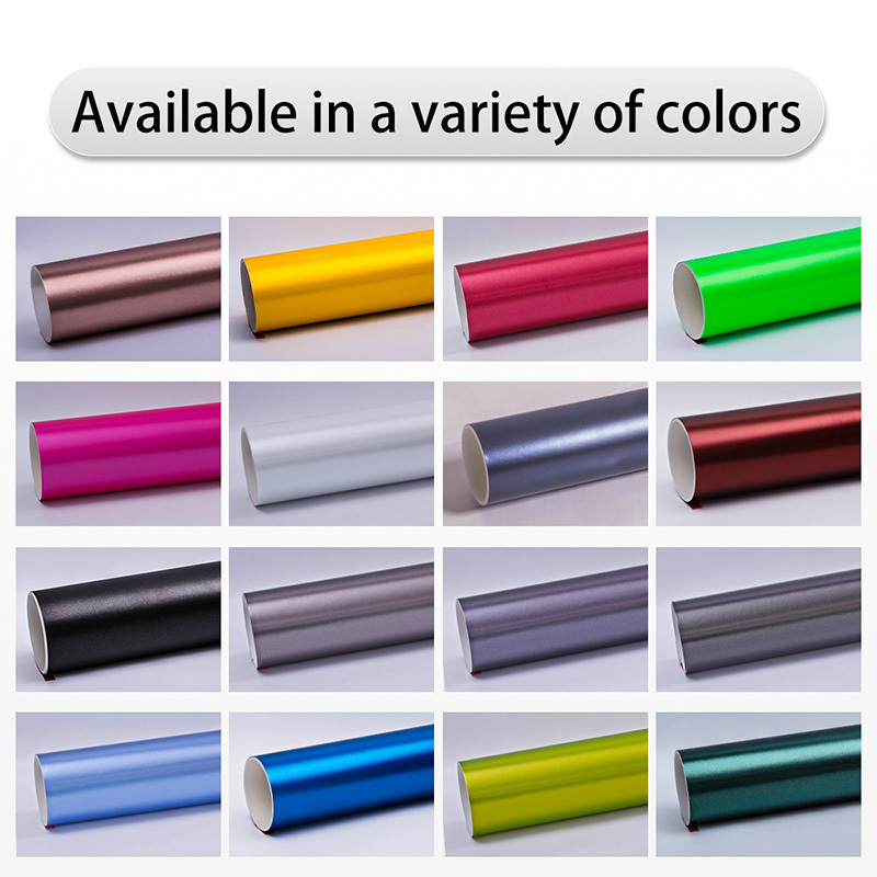 Sand Proof PVC Electric Metallic Vinyl Wrap Decal Air Bubble Free Car Color Changing Film Sand Proof PVC Electric Metallic Vinyl Wrap Decal Air Bubble Free Car Color Changing Film Car Vinyl Wrap Film