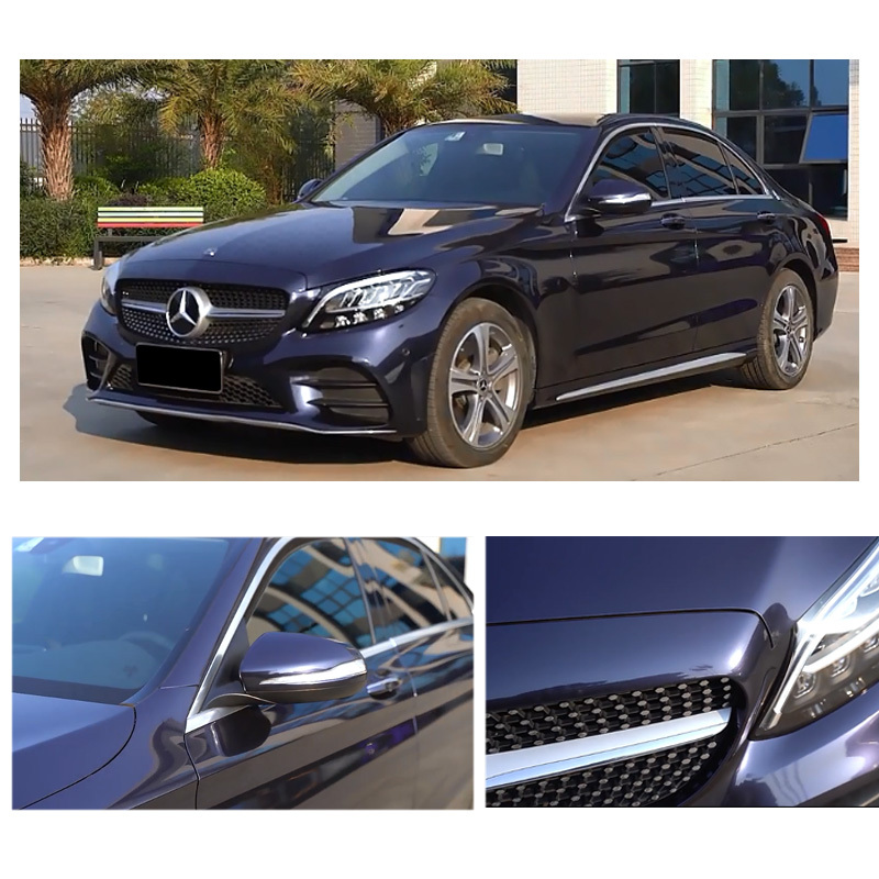 Charcoal Gray Blue Dry TPU Colored PPF Car Accessories Color-Changing Vinnyl Wrap Film Charcoal Gray Blue Dry TPU Colored PPF Car Accessories Color-Changing Vinnyl Wrap Film Car Vinyl Wrap Film