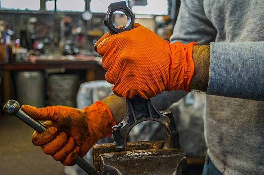 Why Raised Diamond Texture Gloves Get A Lot Of Thumps Up From Machinists