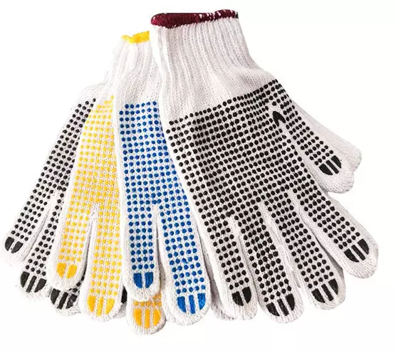 High Quality Cheap Labor Protection pvc dotted working gloves Safety Work pvc dotted cotton Knitted Cotton Gloves for sale