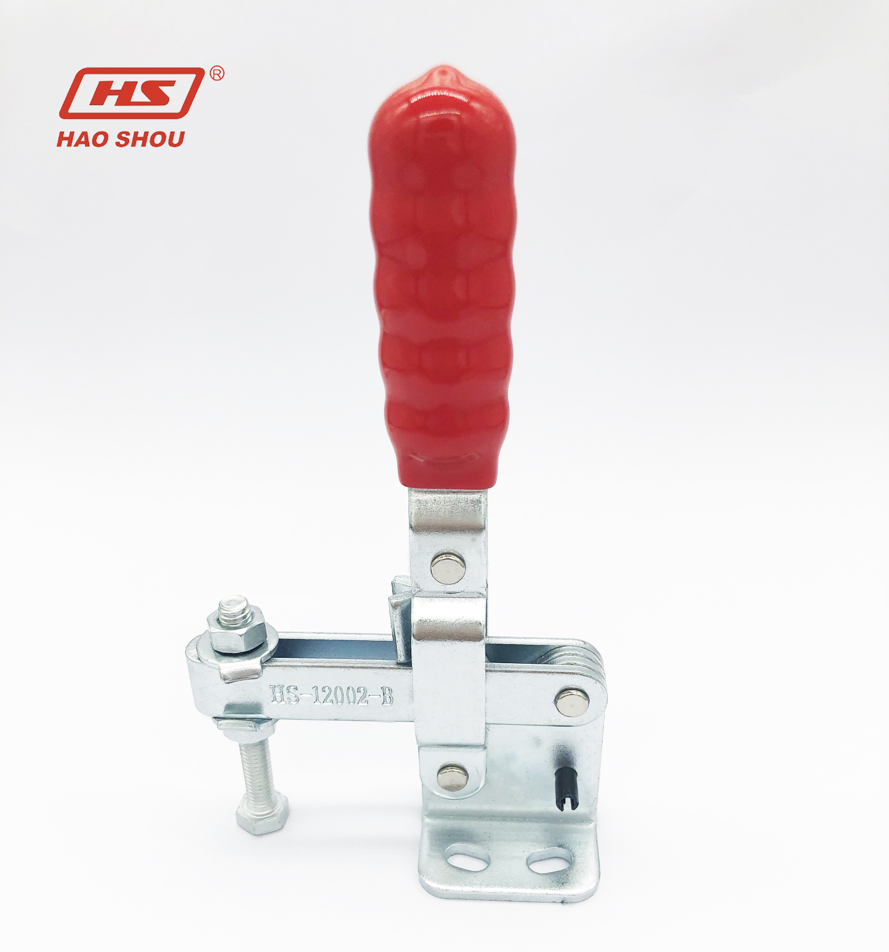 Vertical Handle Toggle Clamp HS-12002-B Adjustable Toggle Clamp for Fixture and Jigs on Manufacturer Vertical Handle Toggle Clamp HS-12002-B Adjustable Toggle Clamp for Fixture and Jigs on Manufacturer