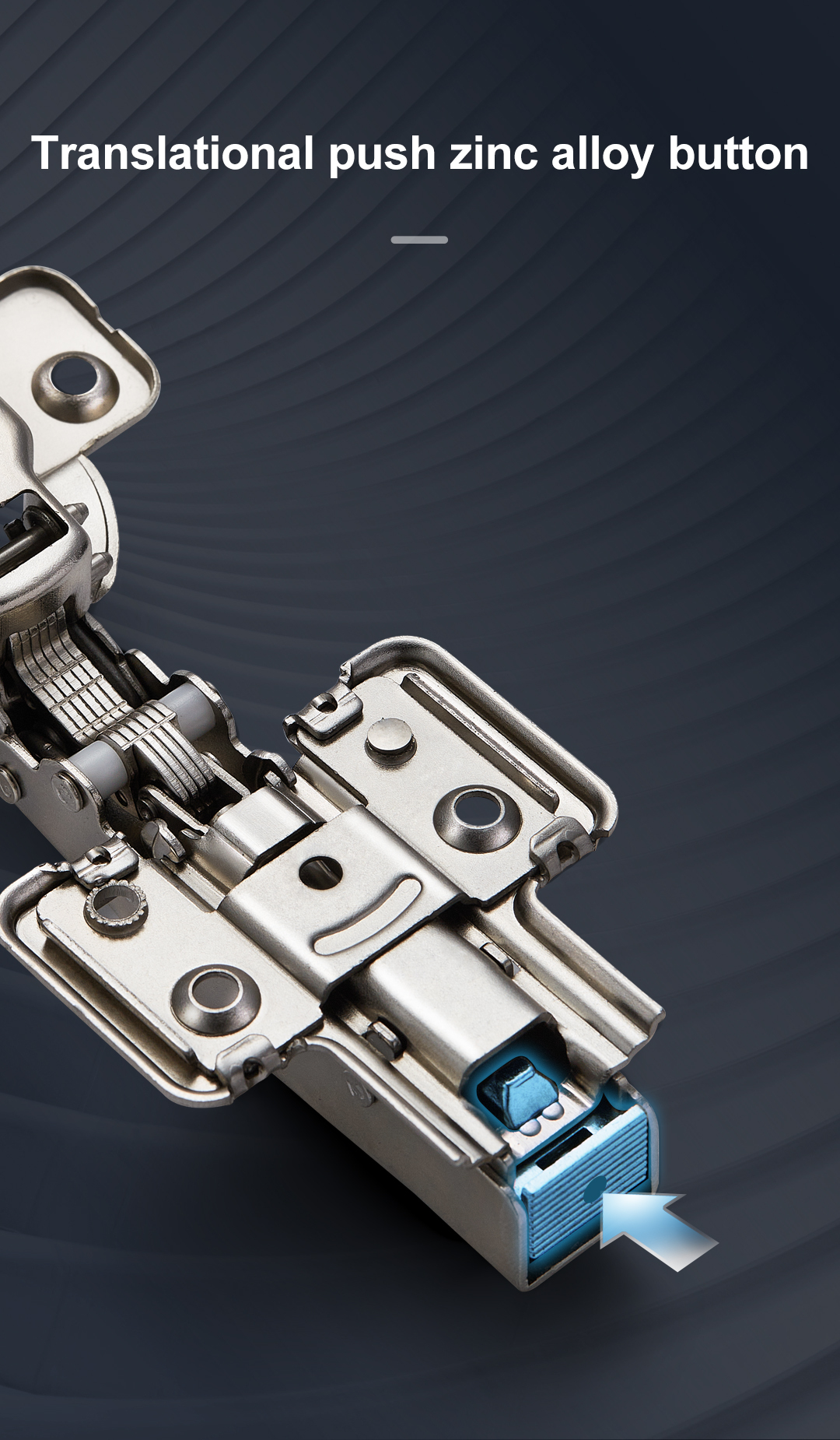 3D Clip On Soft Closing Hinge Adjustable Hydraulic Concealed Hinge for Kitchen Door Cabinet  