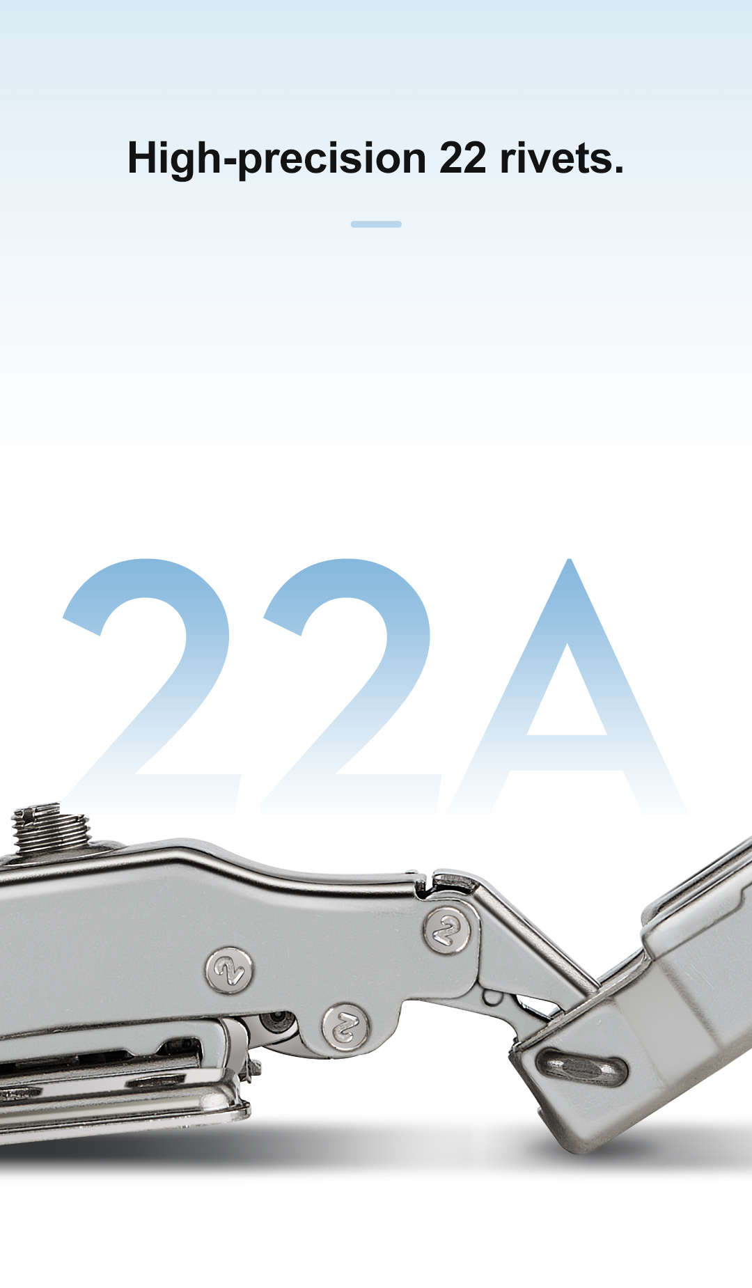 3D Clip On Soft Closing Hinge Adjustable Hydraulic Concealed Hinge for Kitchen Door Cabinet  