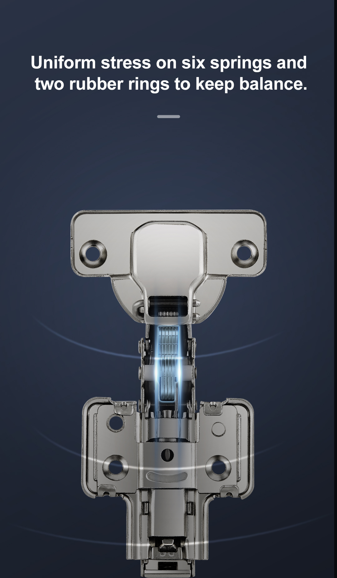 3D Clip On Soft Closing Hinge Adjustable Hydraulic Concealed Hinge for Kitchen Door Cabinet  