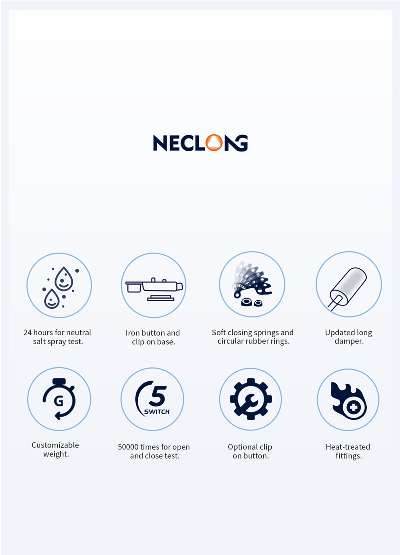 Clip On Soft Closing Hinge Furniture Hardware Cabinet Door Hinge 4 Hole Hinge Nickel Plated  