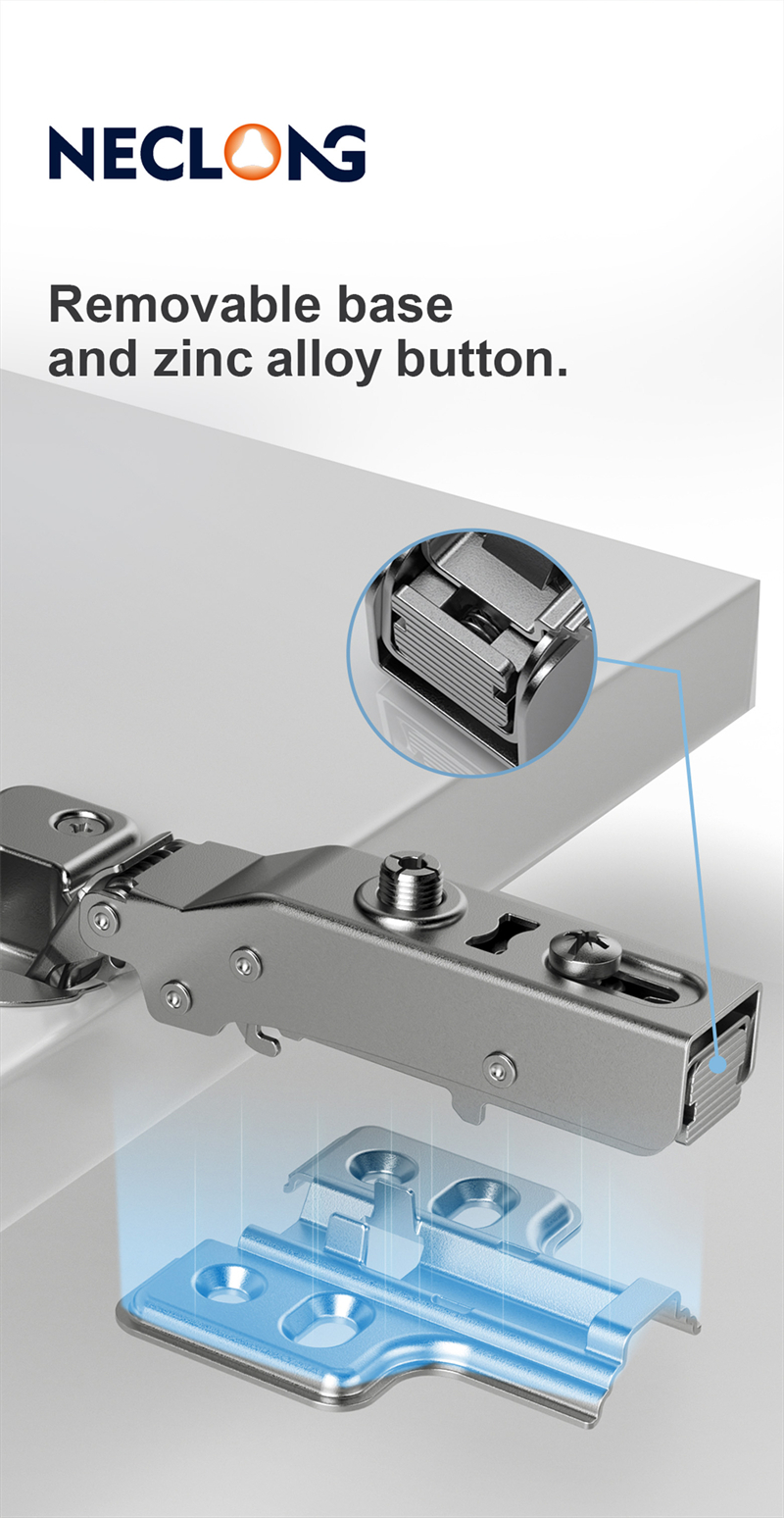 Clip On Cabinet Door Hinge Soft Closing Hydraulic Kitchen Hinge Furniture Cabinet Hardware  