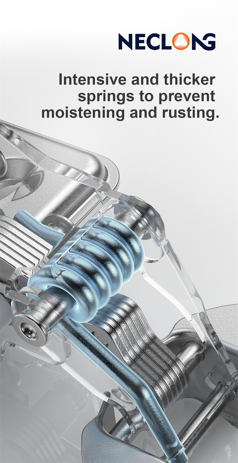 Fix Base Soft Closing Hinge Hydraulic Cabinet Door Hinge Furniture Hardware Copper And Double Nickel Plated  