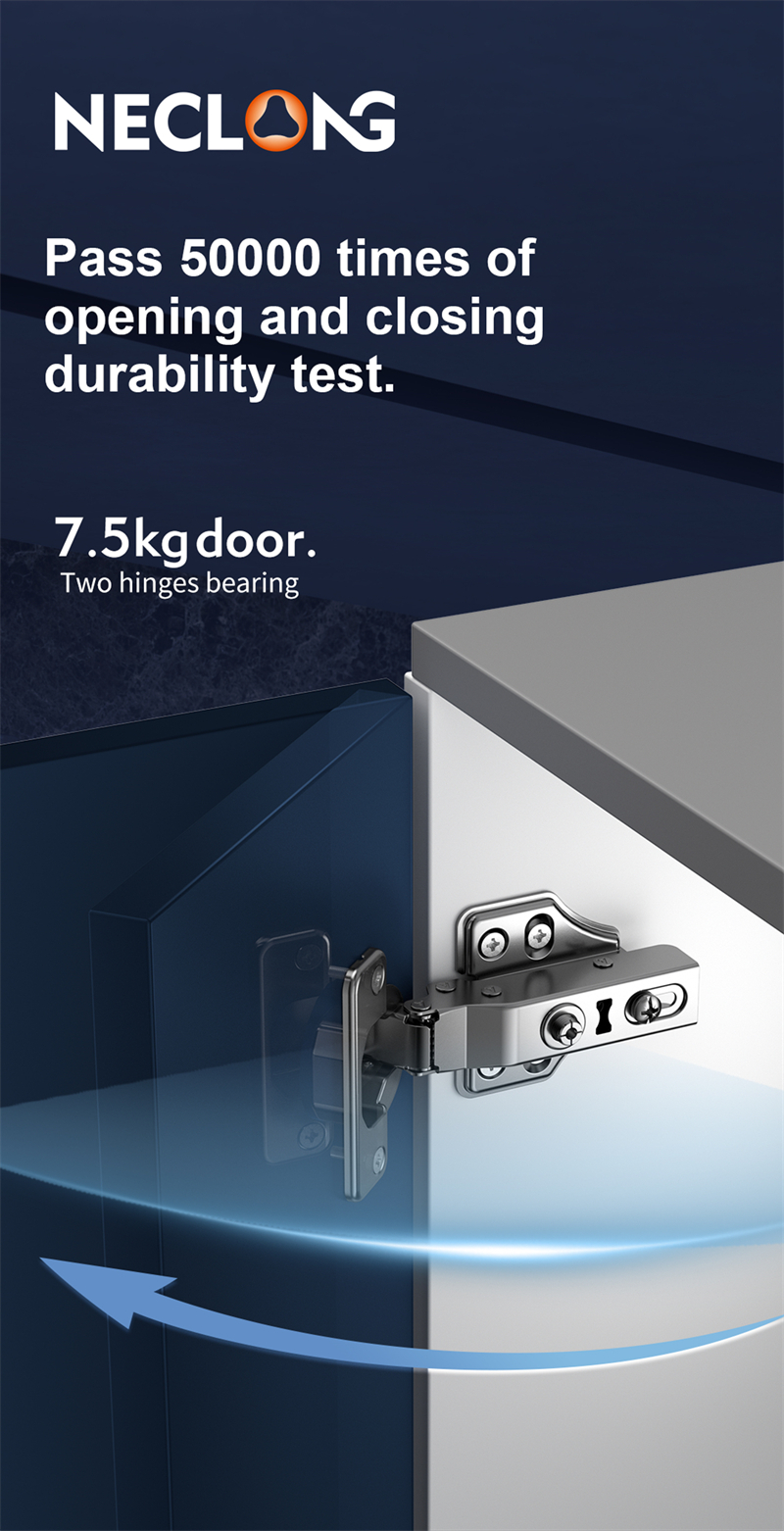 Fix Base Soft Closing Hinge Hydraulic Cabinet Door Hinge Furniture Hardware Copper And Double Nickel Plated  