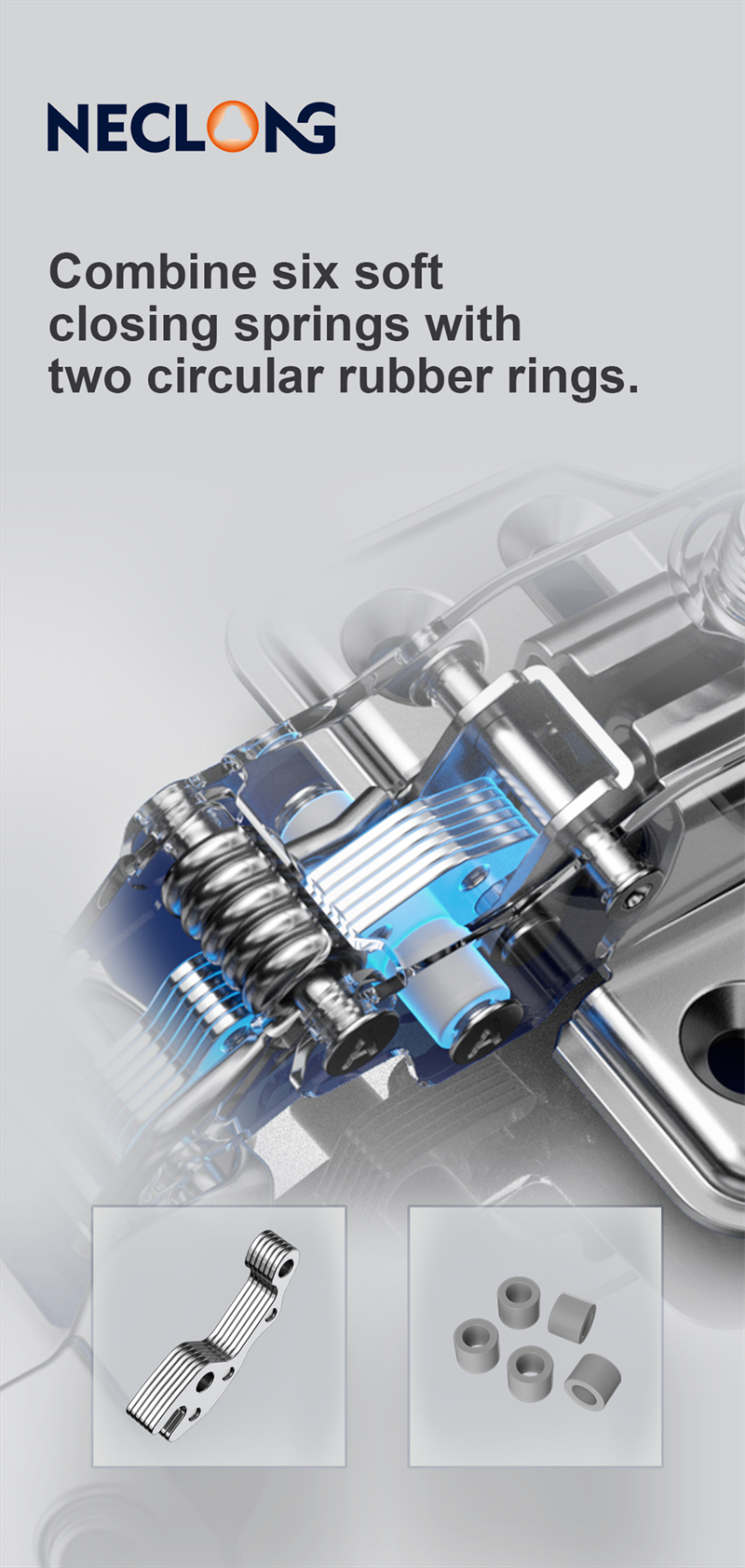 Fix Base Soft Closing Hinge Hydraulic Cabinet Door Hinge Furniture Hardware Copper And Double Nickel Plated  