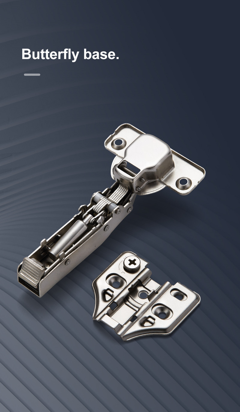 3D Adjustable Hinge Furniture Concealed Hinge Soft Close Steel Hinge Fitting cabinet Hinges Double Plated  