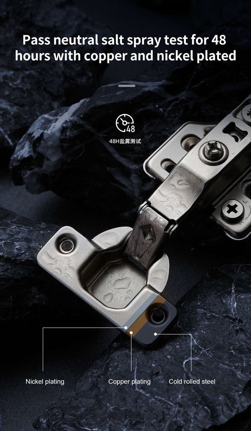 3D Adjustable Hinge Furniture Concealed Hinge Soft Close Steel Hinge Fitting cabinet Hinges Double Plated  