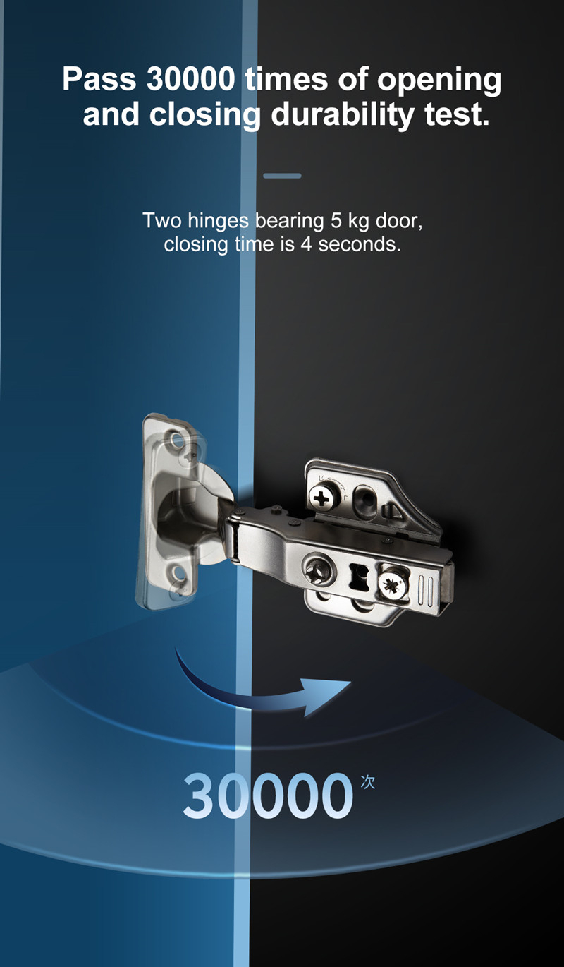 3D Adjustable Hinge Furniture Concealed Hinge Soft Close Steel Hinge Fitting cabinet Hinges Double Plated  