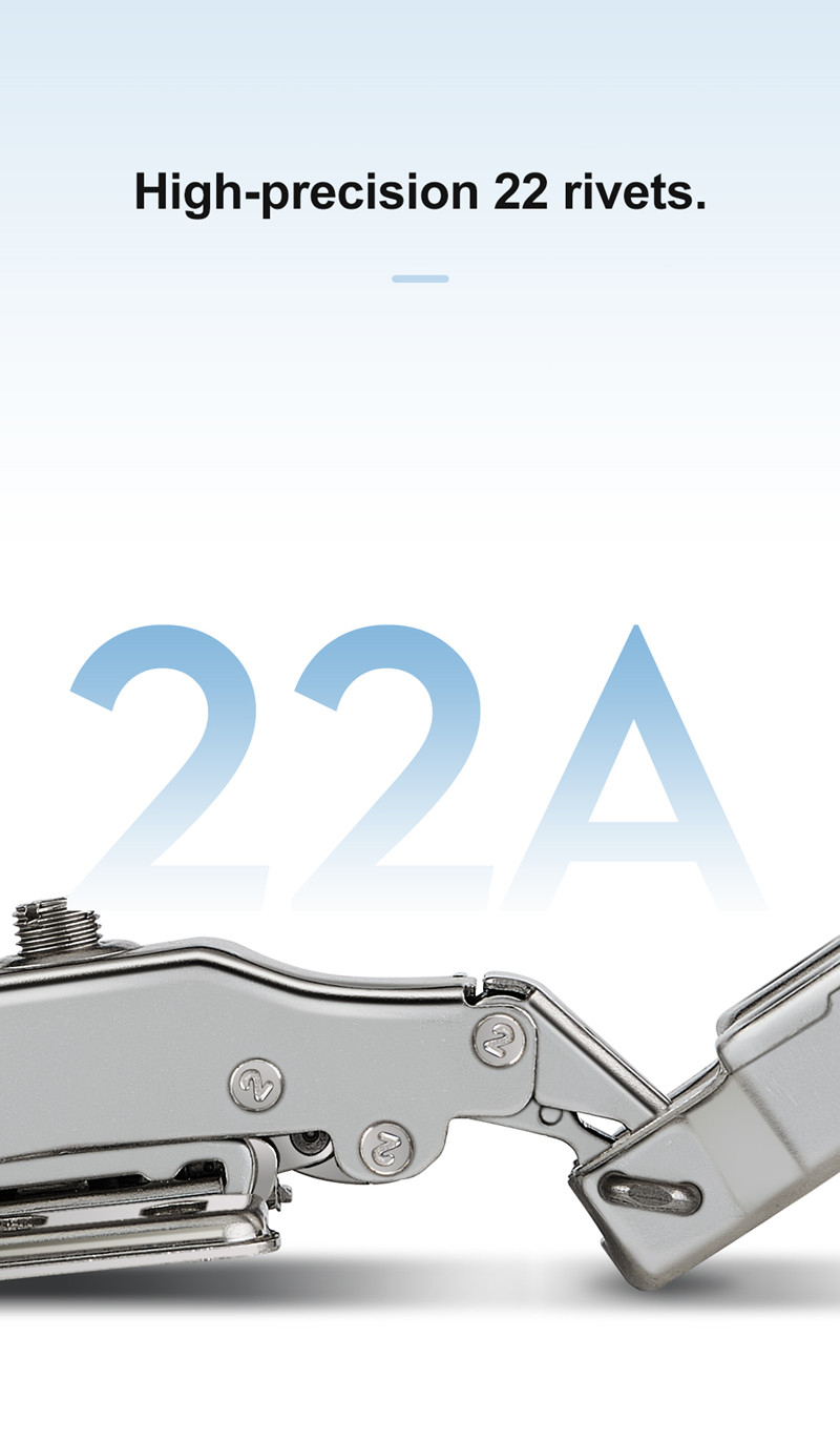 3D Adjustable Hinge Furniture Concealed Hinge Soft Close Steel Hinge Fitting cabinet Hinges Double Plated  