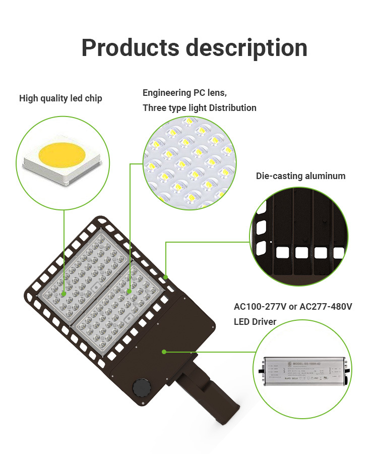 XRTECNA  LED Shoebox Light 300W﻿ Outdoor Led Temporary Area Light stage Lighting Fixture