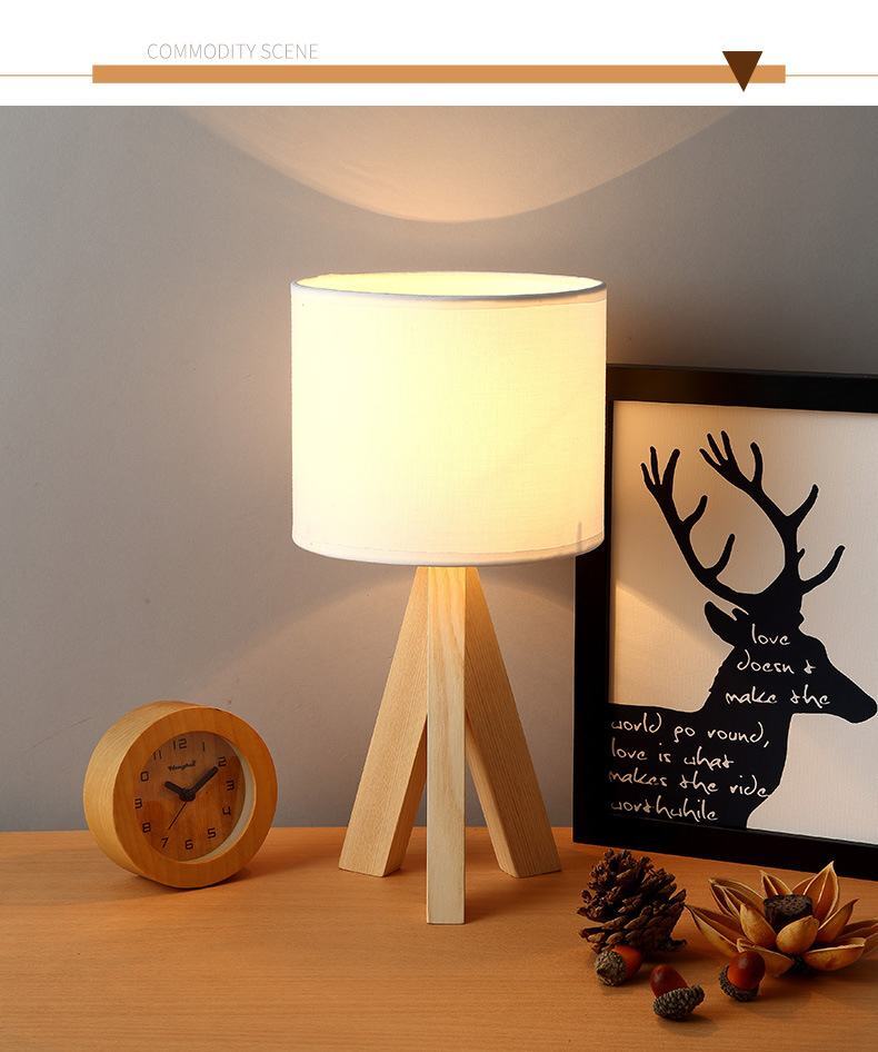 XRTECNA Cross-border Modern Simple Wooden LED Lesk Light