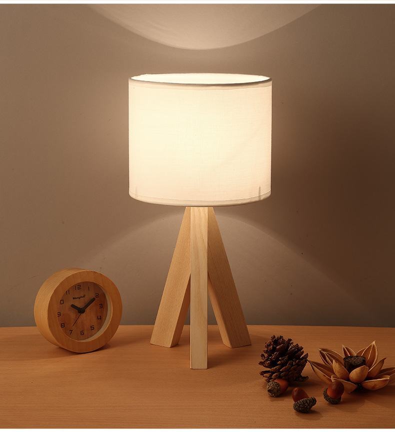 XRTECNA Cross-border Modern Simple Wooden LED Lesk Light