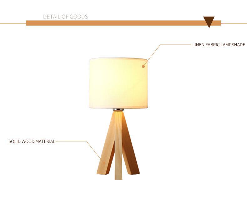 XRTECNA Cross-border Modern Simple Wooden LED Lesk Light