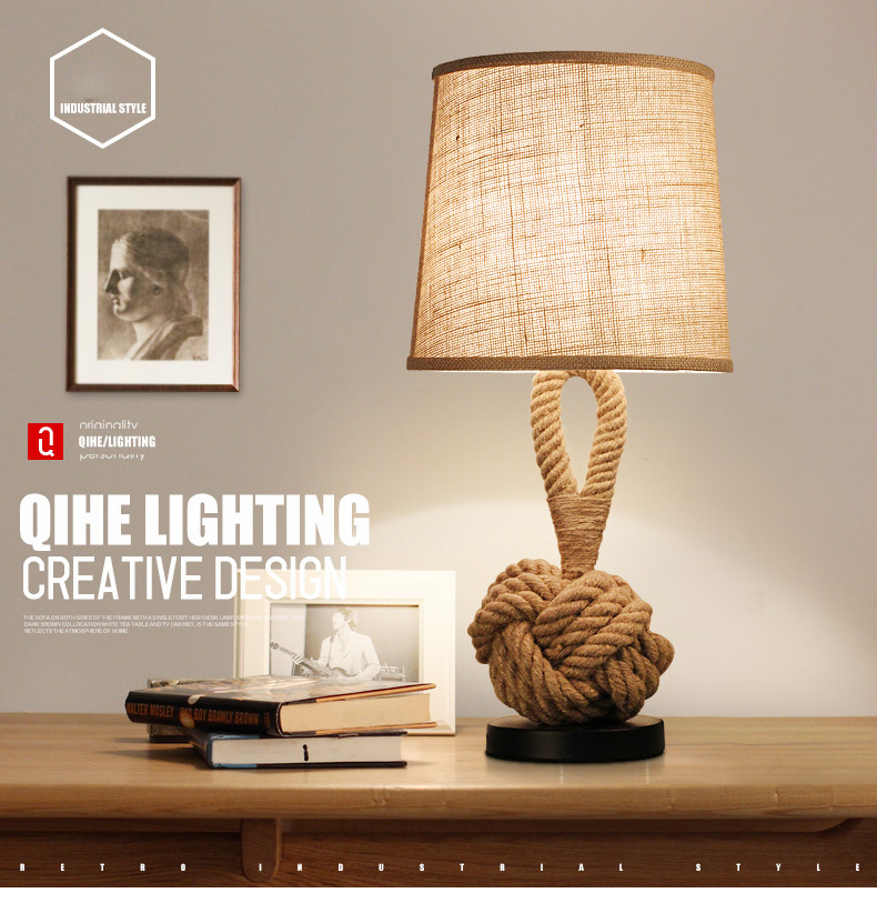 XRTECNA Amazon Hot Selling Home Decorative Vintage Type Handmade Table Lamp Light