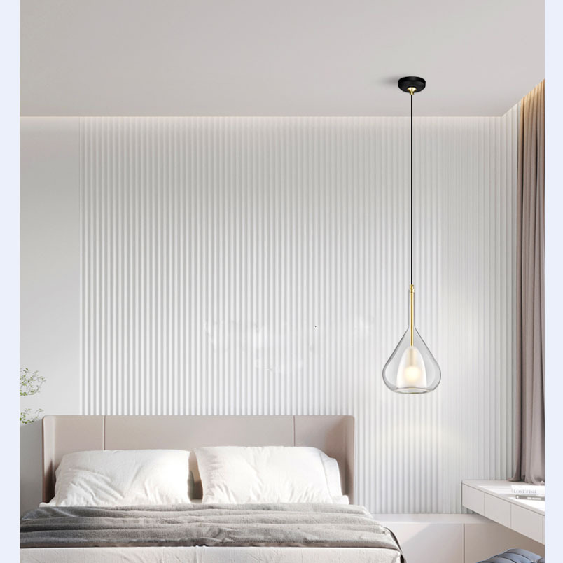 XRTECNA Nordic Glass Chandelier Postmodern Creative Designer Lamp Lighting